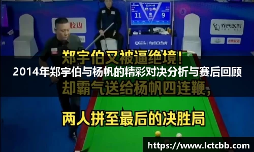 2014年郑宇伯与杨帆的精彩对决分析与赛后回顾